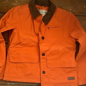 L.L. Bean Women’s Vibrant Orange Shirt Jacket